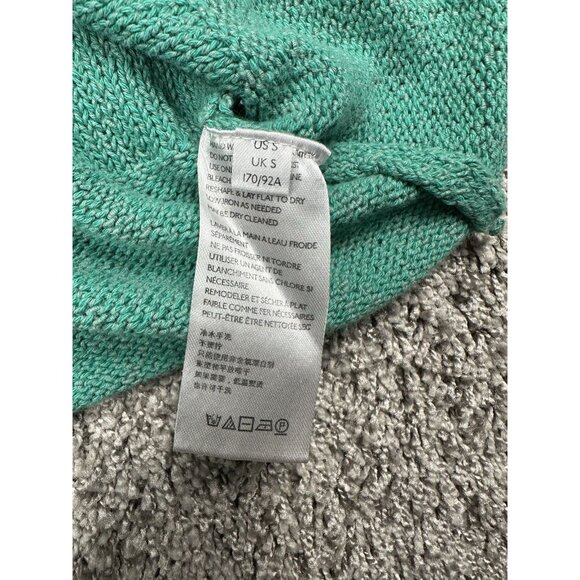 Free People‎ Beach Sweater Knit S Boxy Fit Pullover Coastal Grandma Aesthetic - Picture 5 of 8